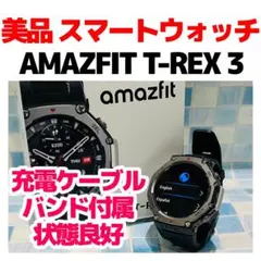 美品 AMAZFIT T-REX 3 オニキス 付属品付