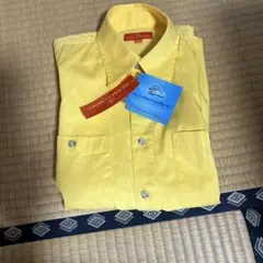 新品　GLANESSWORK グラネスワーク　シャツ　メンズ　イエロー長袖 3S
