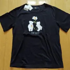 PINK HOUSE ベア＆マーガレットプリント半袖カットソー（タグ付き新品）のサムネイル