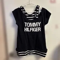 底値スタート★TOMMYGIRL Tシャツ 二重合わせてのデザイン☆ノーブラokのサムネイル