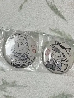 おそ松さん カラ松 一松 缶バッジ 2個セット