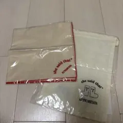 she said that ハンカチ　ポーチ　セット　靴下屋　ノベルティのサムネイル
