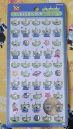 国内正規品　ボンボンドロップシール ミニ リトルグリーンメン ディズニー
