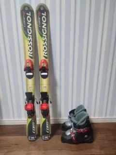 ジュニアスキーセット(スキー板とブーツ2点セット)ROSSIGNOL
