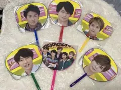 嵐　ミニうちわ(6枚セット)　Popcorn コンサート