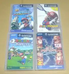 【各種説明書付き】スーパーマリオ スマブラ ゲームキューブ 4点セット