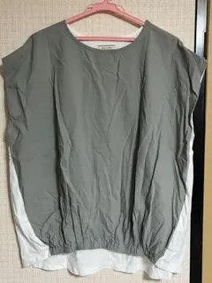 《最終値下げ》HEART MARKET カットソー 緑 白シャツ