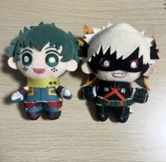 ヒロアカ 爆豪勝己 緑谷出久　ぬいぐるみ