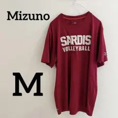 Mizuno 【M】SARDIS VOLLEYBALL Tシャツ ボルドー