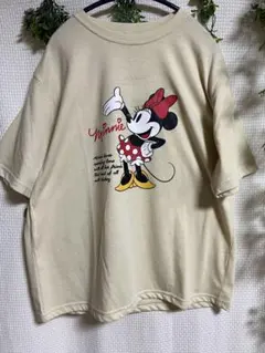 Disney ミニーマウス 半袖Tシャツ ベージュのサムネイル