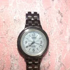 ✨訳あり稼働品✨CASIO✨電波ソーラーレディース腕時計