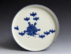【藍柿右衛門】孔雀桐散文中皿　1670〜80年代　完品 藍柿右衛門】孔雀桐散文中皿 1670〜80年代 完品 - メルカリ