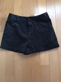 新品LOWRYS FARMドットベロアショートパンツLローリーズファーム水玉