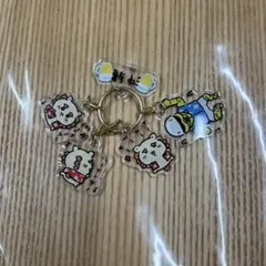 シーサーのおみやげやさん　４連アクリルチャーム