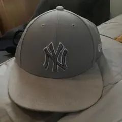 ニューエラ　キャップ　グレー　スウェード
