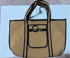 PAPILLONNER パピヨネ WETライントートバッグ ベージュ