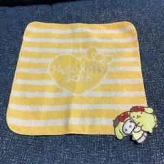 ポムポムプリン キティ ハローキティ 40周年 40th プチタオル 2014年