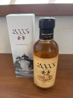 未開栓 ニッカ ウイスキー シングルモルト余市 2000's 180ml 箱有
