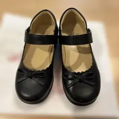 西松屋　フォーマルシューズ 黒 17 卒園式　入園式　靴　キッズ　子供　女の子