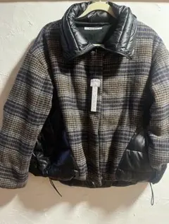 RADIATE★未使用品チェック柄ダウン風ジャケット