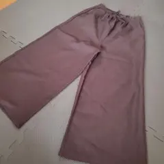 ブラウン ワイドパンツ 　140