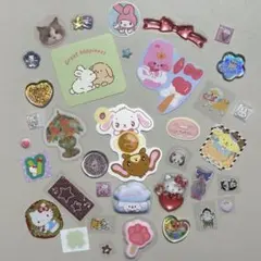 サンリオ ボンボンドロップシール おはじきシール ぷっくりシール おすそ分け