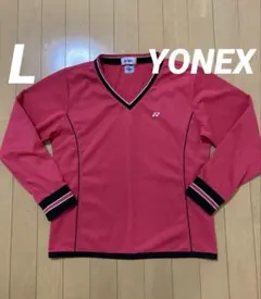 YONEX Vネック 長袖 ウォームアップウェア レディースL