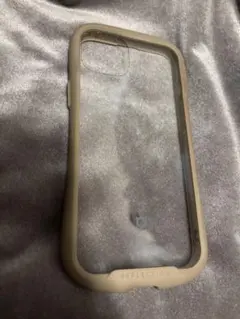 iFace iPhone用ケース ベージュ　15 plus