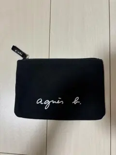 agnis b. ブラックポーチ