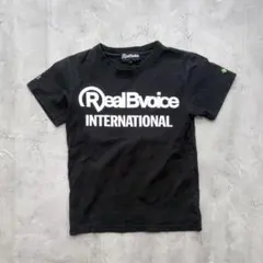 【RealBvoice】y2k ロゴプリントTシャツ ブラック Sサイズのサムネイル