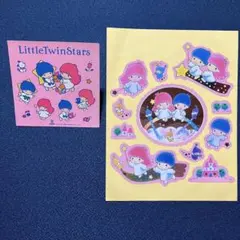 サンリオ(SANRIO) リトルツインスターズ　キキララ　デコシール　激レア