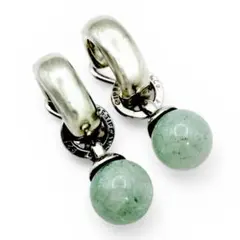 美品✨ティファニー　翡翠　Jade ボール　ダングル　シルバー　イヤリングのサムネイル