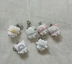 サンリオキャラクターズ ふわふわスノー めじるしアクセサリー フルコンプセット