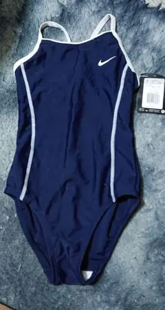 Nike 女児用 水着 130 ネイビー