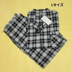 メンズ　長袖パジャマ　Lサイズ　①