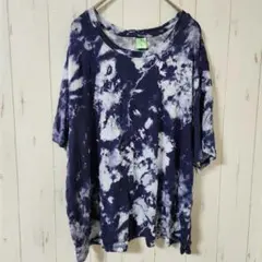 honeydew【L】タイダイTシャツ 半袖カットソー ゆったりサイズ