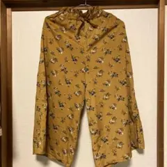 値下げ　子供用　ガウチョパンツ　花柄