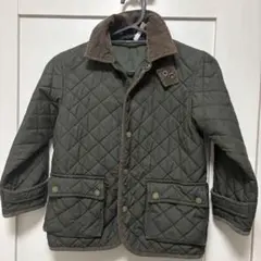 ポロラルフローレン　キッズ キルティングジャケット110 カーキ