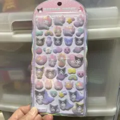 マイメロ　クロミ　コットンパフィー　シール