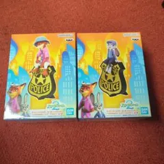 ズートピア モニタートップフィギュア ニック ジュディ フィギュア 2個セット