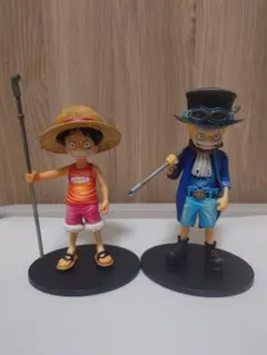 ワンピース　DXフィギュア　ルフィ　サボ　２体セット