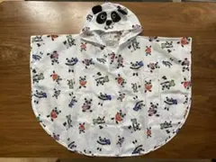 新品未使用　パンダ柄レインポンチョ（サイズ100〜110cm）