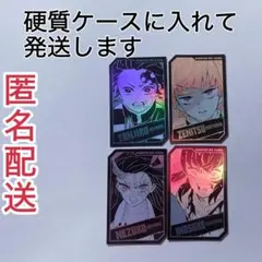 竈門 炭治郎 禰豆子 我妻善逸 嘴平伊之助 ホロカード 鬼滅の刃