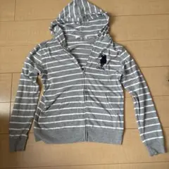 U.S. POLO ASSN. ストライプパーカー Lサイズ