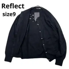 新品未使用　Reflect 黒 長袖カーディガン パールボタン付き　アンサンブル