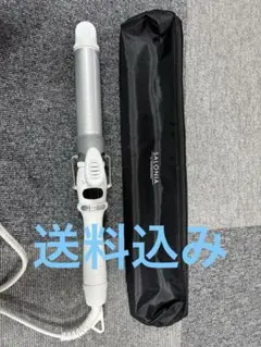 ぽ*ず様 SALONIA カールアイロン シルバー/ホワイト 収納ケース付き