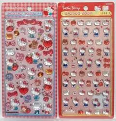 国内正規 サンリオ 第2段 ハローキティ ボンボンドロップシール 赤 ミニ