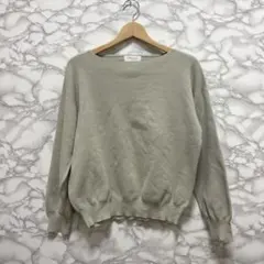 OPAQUE.CLIP Lux Organic Cotton ボートネックニット