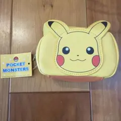 【新品未使用タグ付】ポケットモンスター 両面フェイスポーチ ピカチュウ ピチューのサムネイル