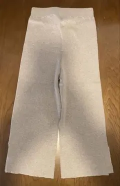 新品【S】H&M フレアリブパンツ マタニティ ベージュ